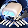 Lampe UV 36W Manucure Faux Ongles Gel UV avec 8 ampoules et Accessoires