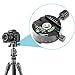 Neewer Multipurpose Professional Smooth Quick Release Fluid Panoramic Panning Base Ball Head Tripod Clamp for Camera