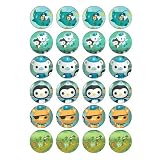 Octonauts Style 24 Edible Wafer Paper Fairy/Cup Cake Toppers on an A4 sheet - Birthday Cake and Party Idea