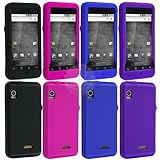 4x RUBBER SKIN GEL CASE COVER FOR MOTOROLA DROID A855