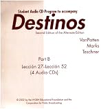 Destinos, Pt. 2: Student Audio CD Program Workbook/Studyguide II (Lessons 27-52)