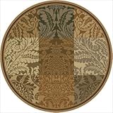 Royal Beige Contemporary Rug Size: Round 7'10'