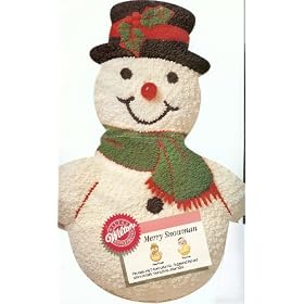 Wilton Merry Snowman Christmas Holiday Cake Pan (2105-803, 1989) Retired by Wilton