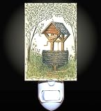 Country Wishing Well Decorative Night Light