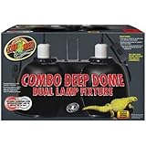 Zoo Med Combo Deep Dome Dual Lamp Fixture