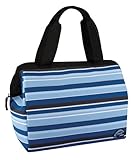 IMAGE OF Thermos Raya 9 Can Duffle Lunch Cooler, Blue Stripes
