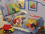 Tonka Town Toddler Bedding 4 pcs Crib Bed In A Bag