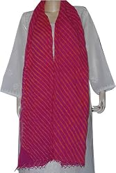 Women Cotton Scarf Tie and Dye India Collection 88 x 40 inches