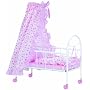 Corolle Nursery Floral Print Canopy Bed - 27" x 19" x 11"