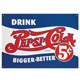 Drink Pepsi-Cola Reproduction Advertisement Tin Sign
