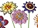 Enesco Allen Designs Flower Teapot Wall Clock - Battery Operated Pendulum Analog Clock, Stone Resin Decorative Clocks for Walls Home Decor Kitchen Clocks, 12.4 Inch
