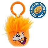 Disney Club Penguin 2'' Plush Puffle Clip On - Orange