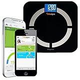 Vitasigns VS-3200-B Bluetooth Digital Body Analyzer Scale, Black Glass cover image