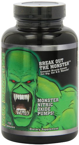Colossal Labs N.O. Monster, 120-Capsules