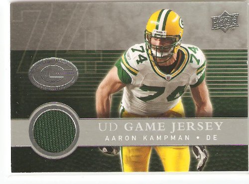 2008 Upper Deck UD Game Jerseys #UDGJAK Aaron Kampman - Green Bay Packers (Piece of Authentic Game-Used Memorabilia) (Football Cards)