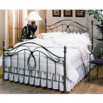 Hot Sale Hillsdale Furniture 167BKR Milano Bed Set with Rails, King, Antique Pewter