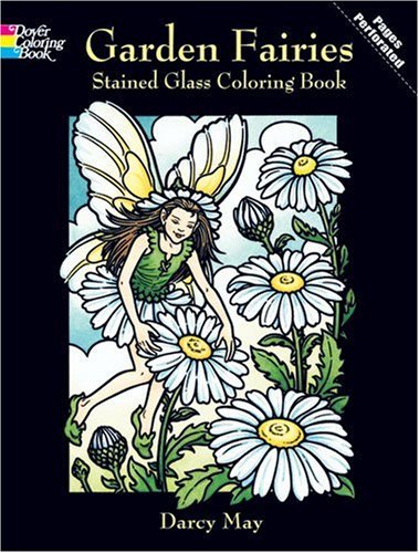 Garden Fairies Stained Glass Coloring Book (Dover Pictorial Archives)