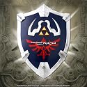 Blue Full Size Link's Hylian Shield Legend of Zelda