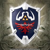 Full Size Link Hylian Zelda Shield with Grip & Handle