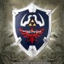 Blue Full Size Link's Hylian Shield Legend of Zelda