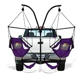Hammaka Hamm LSU Aluminum Sport Chair With Trailer Hitch Stand