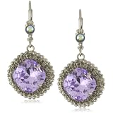 <b>Sorrelli Chantilly Lace Cushion Cut Dangle Sil</b>