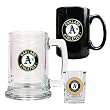 Oakland Athletics MLB 15oz Tankard, 15oz Ceramic Mug & 2oz Shot Glass Set - Primary Logo