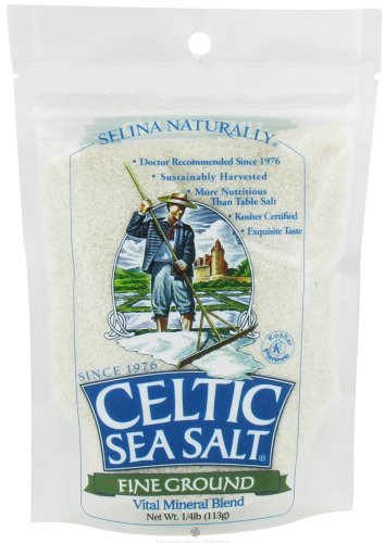 Selina Naturally - Celtic Sea Salt Resealable Bag Fine Ground