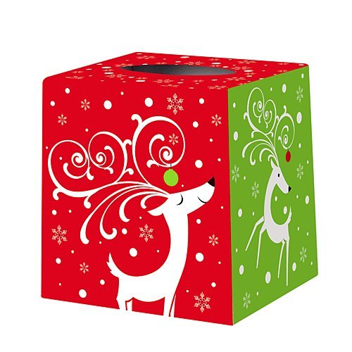 Dashing Reindeer Tissue Box Cover
