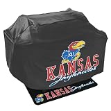 Mr. Bar B Q NCAA Grill Cover and Grill Mat Set, University of Kansas Jayhawks