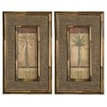 Set of 2 Palm Royale Wall Decor