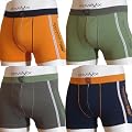 4er Pack Remixx Retro Boxershorts sportiv, aus Baumwolle mit 5% Elasthan. Gr��en 5-8