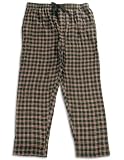 State O Maine - Big Mens Plaid Flannel Pajama Pants, Black