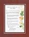 Personalized Touching and Heartfelt Poem for Daughters - Dream Mother Poem on 11 x 14 inches Double Beveled Matting