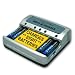Electronics : 8 Station AA / AAA Nimh Battery Charger Includes (4) Premium 2700 Mah Ni-MH Batteries & Mini Tripod