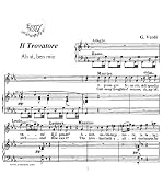 Verdi: Il Trovatore - Ah si, ben mio - Manrico, tenor: Instantly download and print sheet music