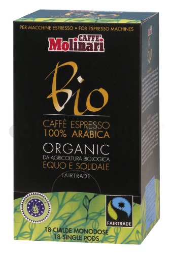 Molinari - Organic - Fairtrade - ESE - espresso - coffee pods