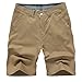 SUCFORST Men's Perfect Casual Business Classic-Fit Flat-Front Shorts