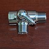 Chrome Dual Showerhead Diverter Valve (Solid Brass)