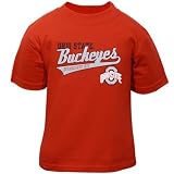 adidas Ohio State Buckeyes Scarlet Toddler Slant Script T-shirt