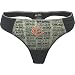 Chicago Bears Mystic Memory II Ladies Thong Underwear, Small (5)