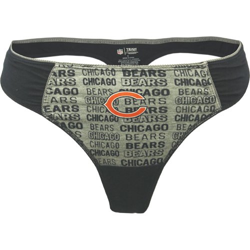 Chicago Bears Mystic Memory II Ladies Thong Underwear, Medium (6)