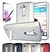 LG G3 case,CINEYO(TM) heavy Duty Rugged Hybrid Tri Layer Armor Case with Kickstand (LG G3 Black) (Silver)