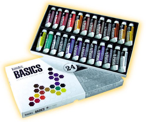 Liquitex Basics Acrylic Paints- Set of 24 Colors