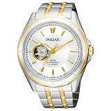 Pulsar Mens 21 Jewel Mechanical Self-Winding Battery-Free Automatic Two-Tone Bracelet Two-Tone Case... by Pulsar