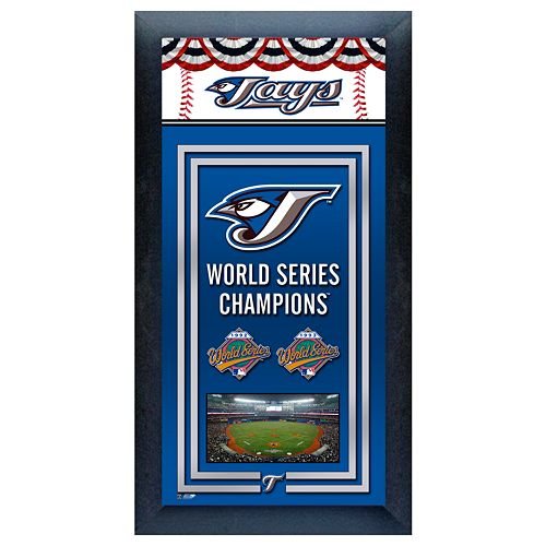 Toronto Blue Jays World Series Champions Framed Wall Art