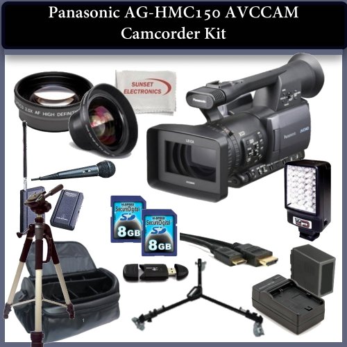 Panasonic AG-HMC150/HMC155 AVCCAM Camcorder with Premium Accessories Panasonic AG-HMC150/HMC155 AVCCAM Camcorder with Premium Accessories