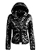 LE3NO Women's Fitted Zip Up Jacket with Hood