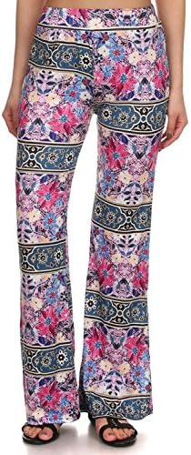 SKES High Quality Full Length Plus Size Womens High Waisted Palazzo Pocket Pants (JMP17)