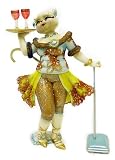 Alley Cats Persia Domestic Diva Volunteer for Happy Hour Figure